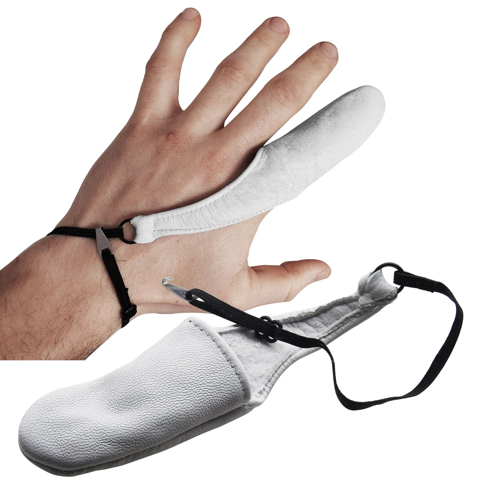 RE-GEN Leather Reusable First Aid Medical Finger Stall Bandage Dressing Sleeve