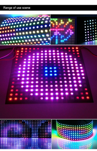 WS2812B Programmierbar LED Matrix Panel Bildschirm 5V Individuell Ansprechbar - Bild 8 von 15
