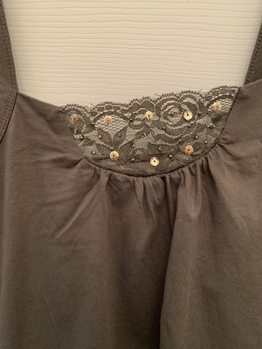 NWT Personal Identity jr. girls cami style top size L Olive - Picture 3 of 4