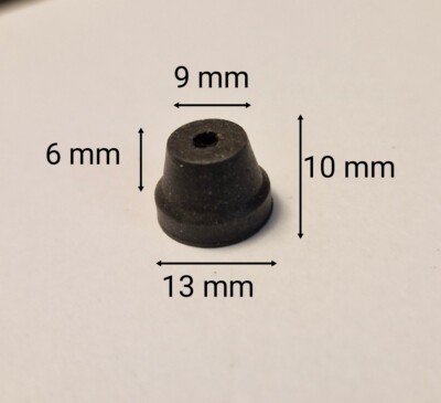 2 Stück Pumpengummi  Fahrrad Luft Pumpe, NOS Vintage Oldtimer 