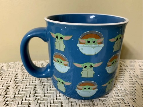 BABY YODA STAR WARS MUG 20 Oz. Dark Blue Ceramic Large Oversized BRAND NEW - Picture 4 of 7