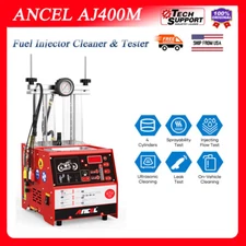ANCEL AJ400M Motorcycle Injector Cleaning Machine Fuel System Cleaner and Tester