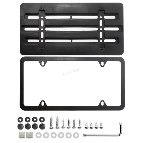 Kit de marco de matrícula y soporte de parachoques delantero brújula para Jeep Wrangler - Imagen 8 de 8