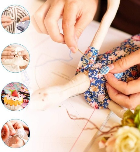 172pc Home Travel Sewing Kit Thread Threader Needle Tape Measure Scissor Thimble - Picture 7 of 7