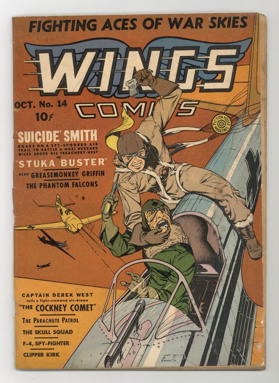 Wings Comics #14 FR 1.0 1941