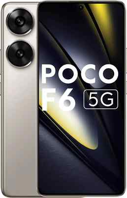 POCO F6 5G (Titanium 256GB 8 GB RAM)8s Gen3 Processor 6.67'' 50MP Global Version
