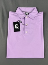 FootJoy Golf Shirt Polo Stretch Pique Large Lavender NWT MSRP 72 Blemish