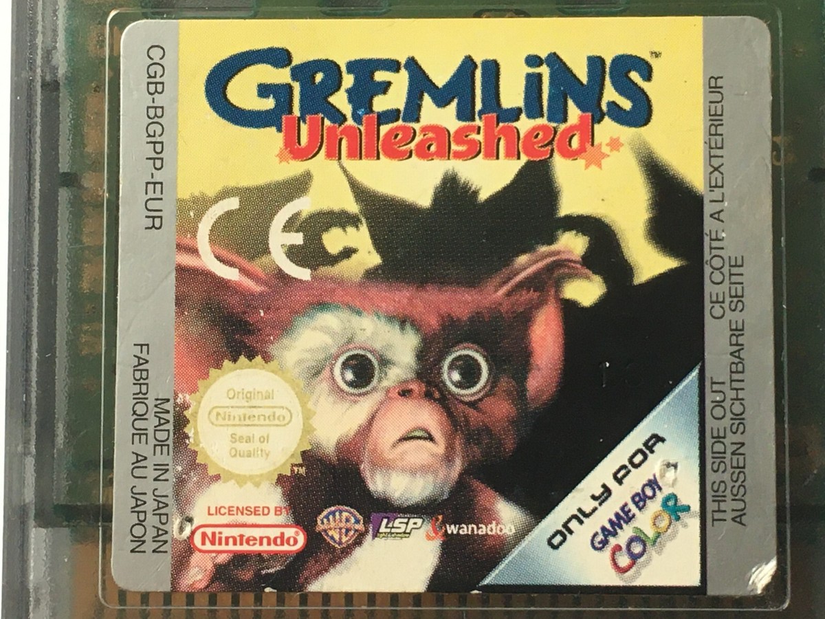 Gremlins Unleashed (Region Free, Works Worldwide) Gameboy GBC 