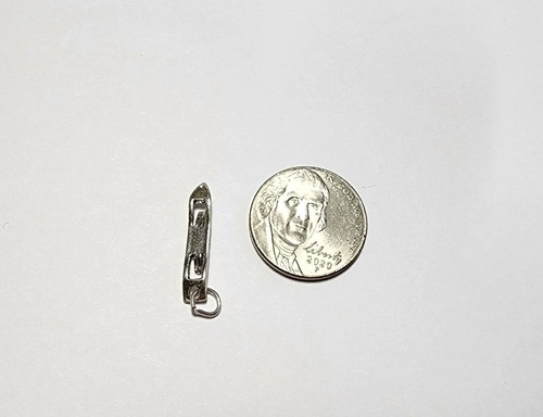 Miniatur Küchenutensil Flasche ~ Dosenöffner Charm 925 Sterlingsilber