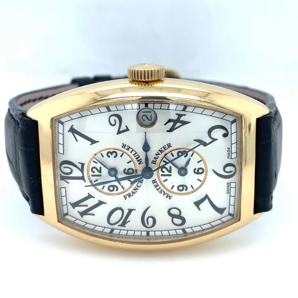 【中古】 Master Serie IsabelleBoulay Franck Muller Master Banker Automatic 34mm 18k Yellow Gold