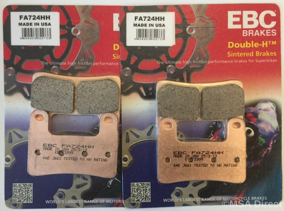 Plaquettes De Frein Moto EBC FA724HH SINTER Pour BMW S 1000 RR 2019-2024
