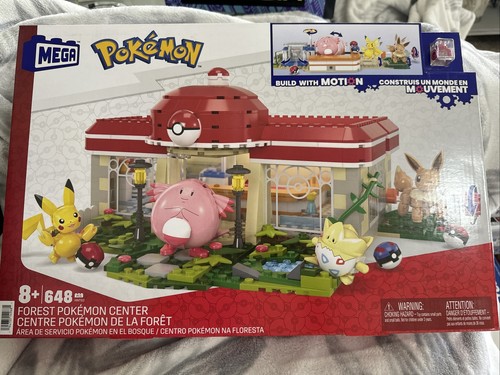 MEGA Pokemon Bauspielzeug Set: Wald Pokémon Center mit 4 Actionfiguren - NEU - Bild 7 von 13