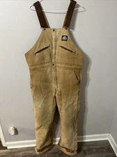 Polar King By Key Bibs Overalls Insulated Men’s 40x30 Carpenter Canvas Pockets