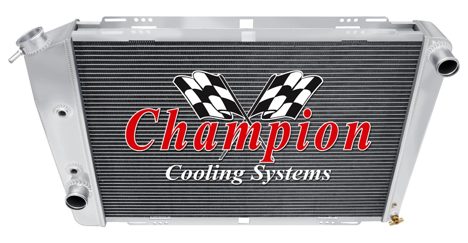 Radiador de 3 filas AR Champion para motor Lincoln Continental V8 1968 1969 #CC6869 Foto 3 de 4