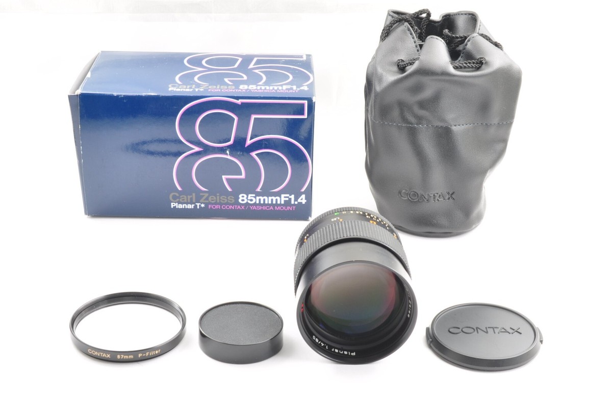 フィルター付き Contax CarlZeiss Planar 85mm 1.4 フィルター付き Contax CarlZeiss Planar 85mm 1.4 - メルカリ