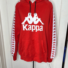 Kappa Pullover Hoodie Sweatshirt Red Size XL ...