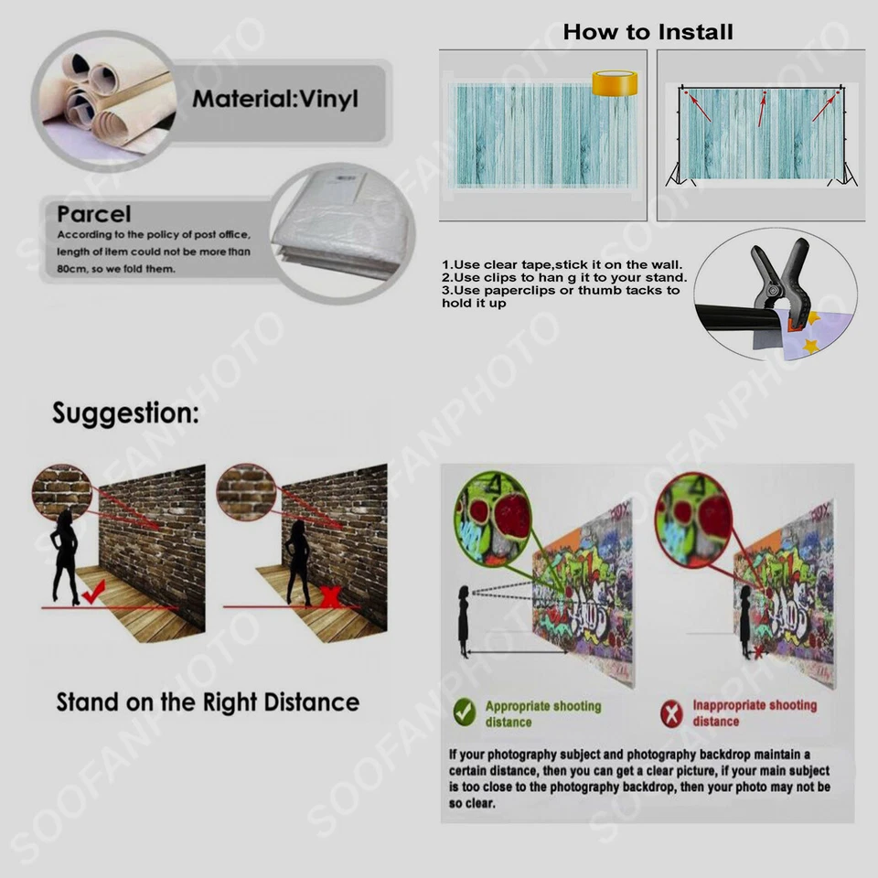 Outdoor 10'x10' Computer-painted Scenic Photo Background Vinyl Backdrop BHF1671 - Image 3 of 3