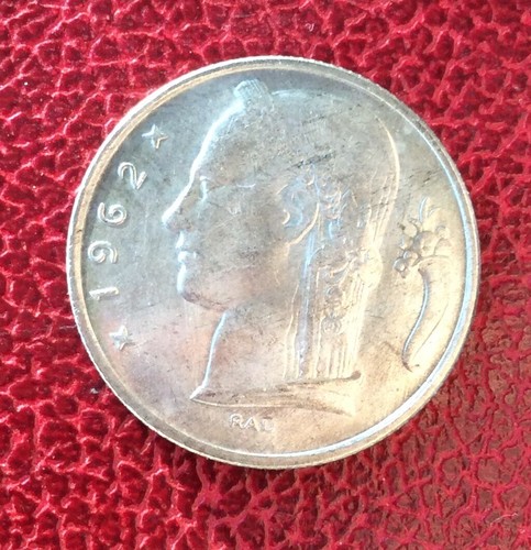 Belgique - Superbe monnaie de 5 francs 1962  Fr  - Picture 1 of 2