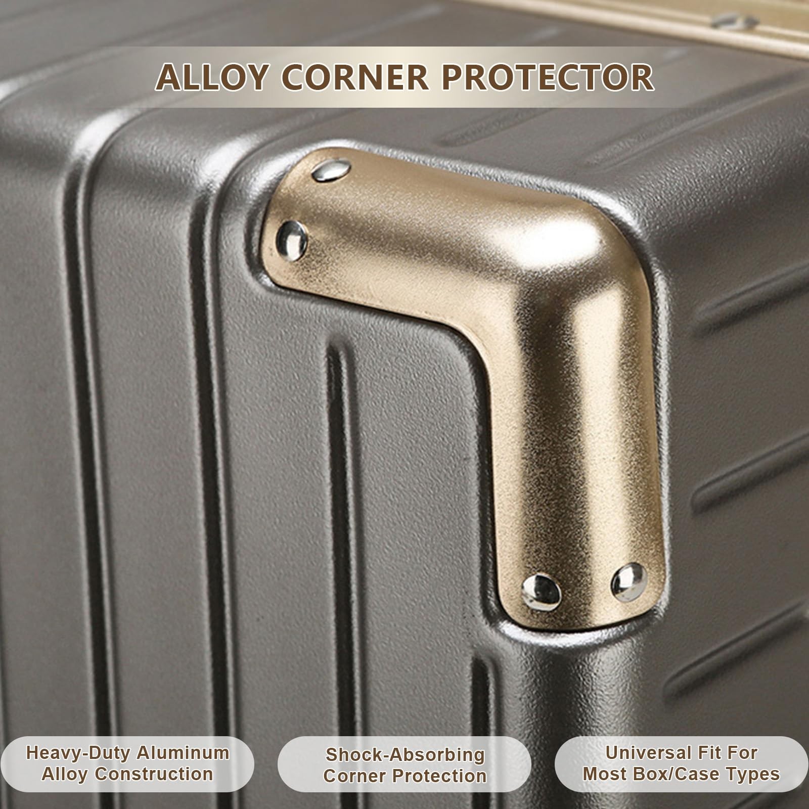 Lightweight 20" Aluminium Frame PC Hard Shell Cabin Suitcase with TSA Lock