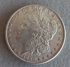 Morgan Silver Dollar Coin 1886 Mintmark: none