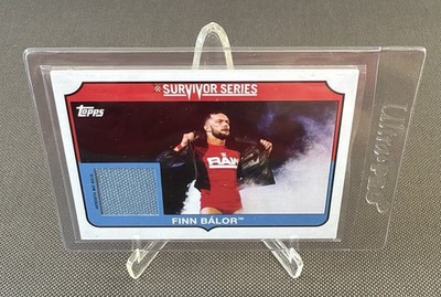 2018 Topps Heritage WWE - Survivor Series Mat Relics Finn Balor /299 #SS-FB