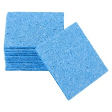F&uuml;r L&ouml;tschwamm 12 St&uuml;ck 6x6cm eckig blau 10mm Wasseraufnahme