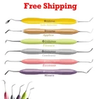 Dental Composite Resin Filling Spatulas Aesthetic Restoration Instruments set 6