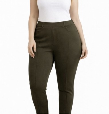 Universal Standard Plus 4XL Moro Pintuck Ponte Pants Pocket