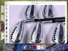 PXG 0311XF GOLF IRON SET 5 CLUBS RIGHT HANDED GRAPHITE SHAFT SENIOR