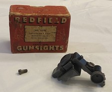 Vtg. Redfield 102w 102 W Receiver Sight For Winchester Model 70 54 W Screws Box