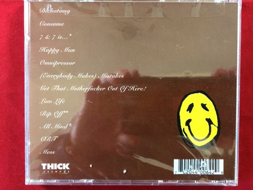 BITCHY: Black Socks And Happiness CD SEALED NOS 1999 Thick Records HARDCORE PUNK - Picture 2 of 2