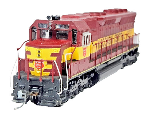 Athearn Spur HO SD45 6607 Wisconsin Central weinrot & gelb Diesel Runner verpackt | Condition: Used
