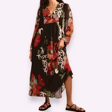 NWOT - Farm Rio X Anthropologie Floral Maxi Dress