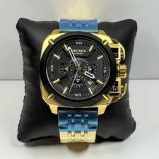 New- Diesel DZ7378 BAMF Oversized Chronograph Gold-Tone Men’s Watch