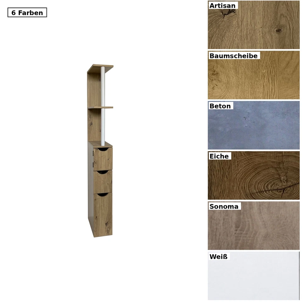 Nischenregal Thekla L Raumteiler Beistellschrank Küchenregal HTI-Line - Bild 1 von 1