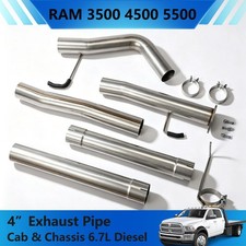 5 Exhaust Pipe For 13-18 Ram 3500 4500 5500 C...