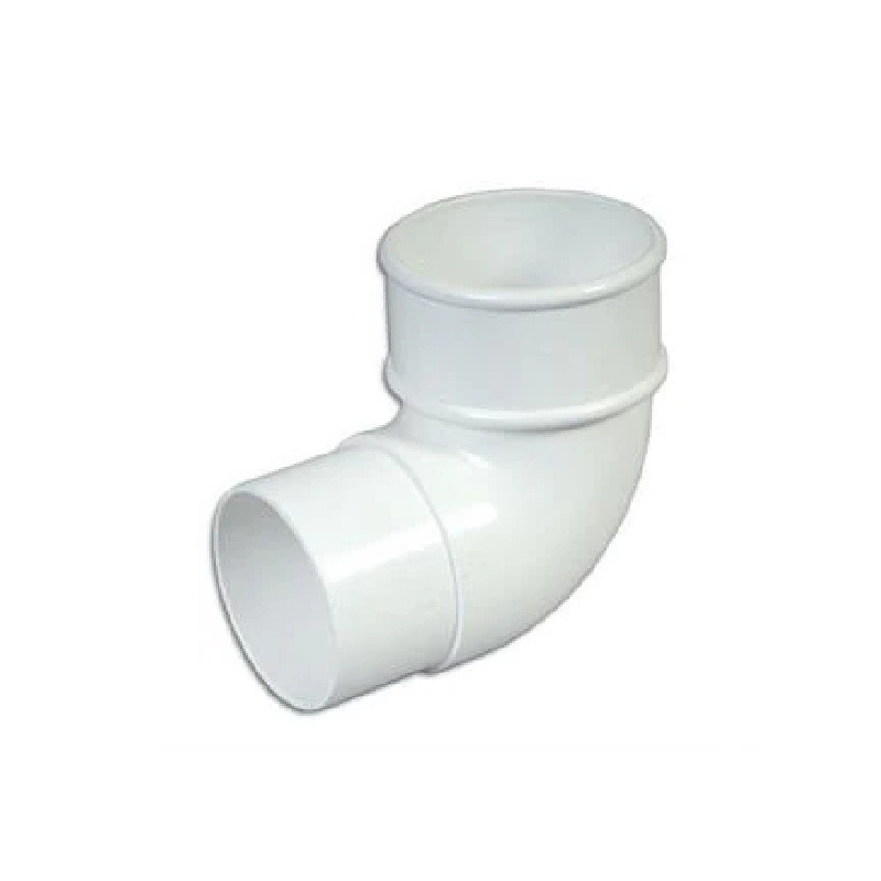 Floplast Down Pipe RBM1WH 50mm Miniflo - 92.5 Degree Offset Bend - White