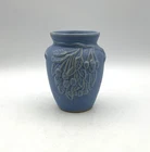 Hull Pottery Blue Vase 5 Inches Circa 1930