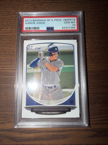 2013 Bowman Draft Picks & Prospects Aaron Judge #BDPP19 Rookie Card PSA 10 GEM