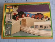 Brio Vintage Wooden Train Set, Sweden, No. 33152 W/ Original Wooden Box 1985