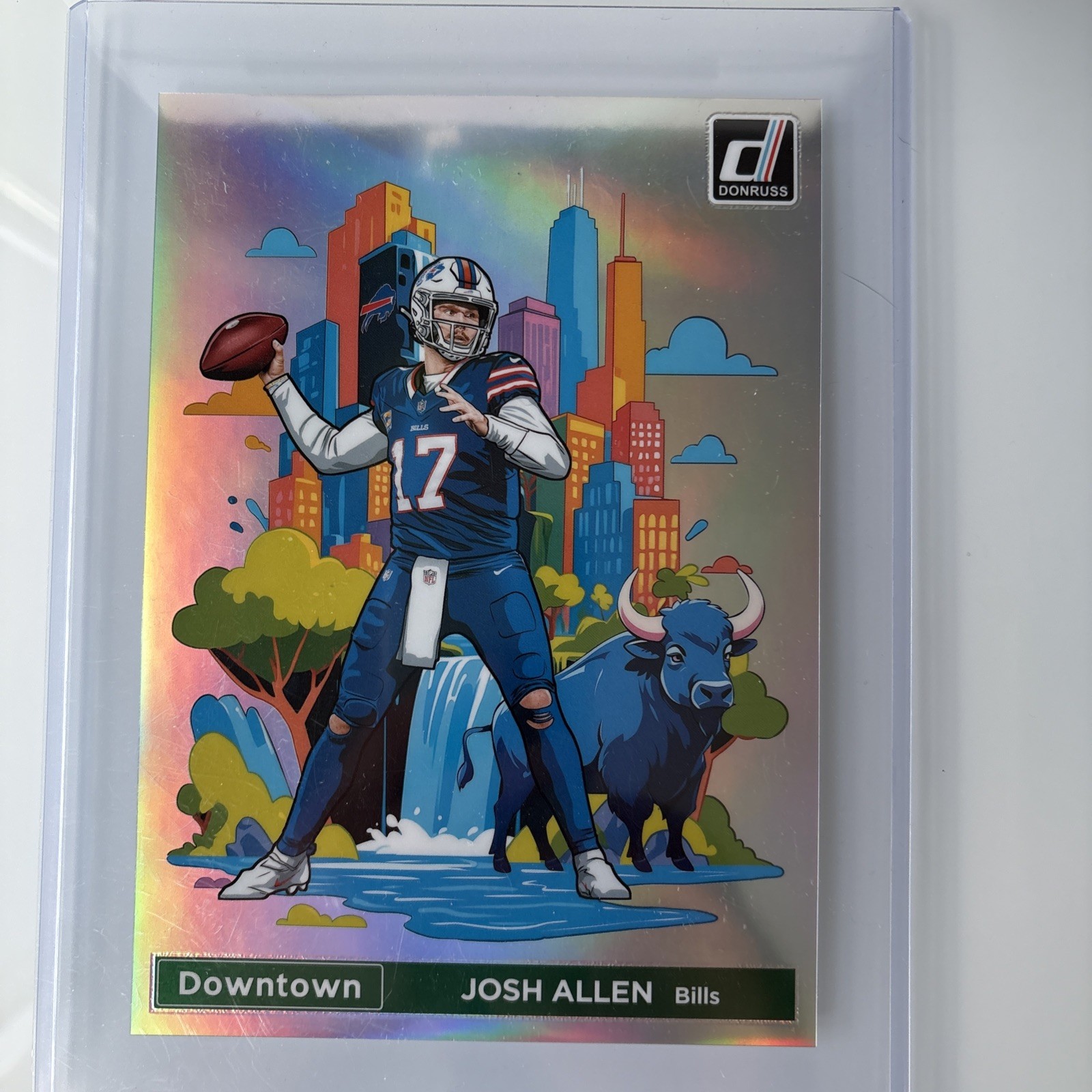 JOSH ALLEN 2024 DONRUSS JUMBO DOWNTOWN #2 Buffalo Bills
