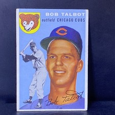 1954 Topps - Bob Talbot #229 Chicago Cubs Outfielder (Rookie Card ) in VG 