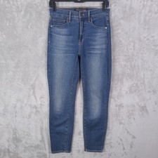 Veronica Beard Debbie Ankle Skinny Jeans Womens 26 Blue High Rise Dark Hale