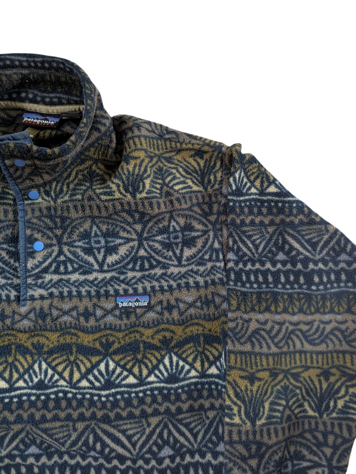Vintage Patagonia Synchilla Snap T Tradewinds 90s Mens Medium