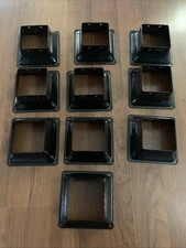 10Pcs 4x4 Post Base Brackets Heavy Duty for Standard Wood Post Anchor