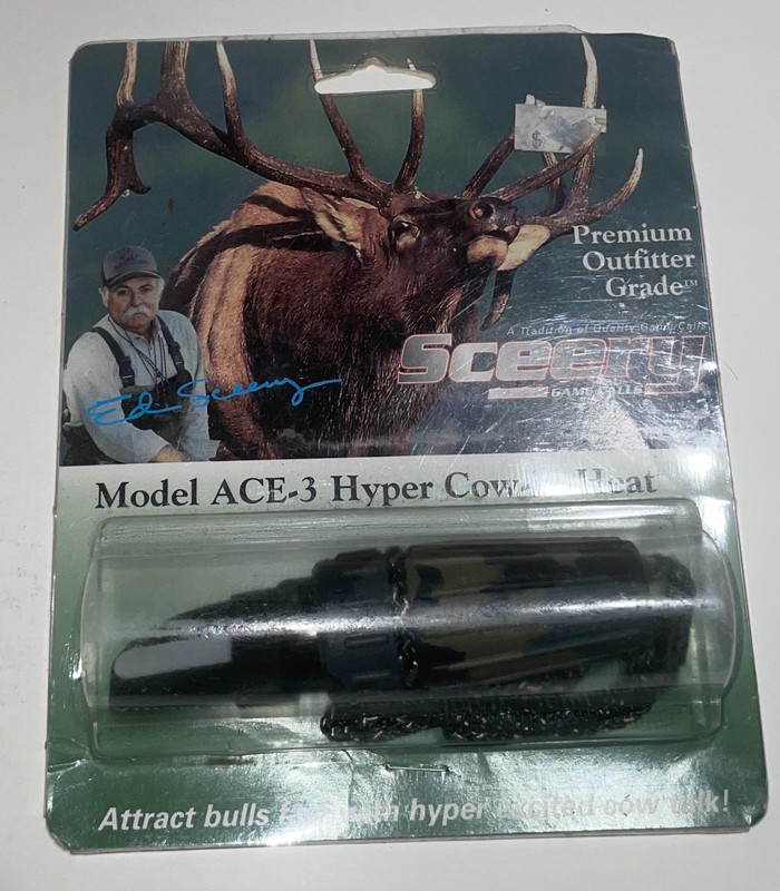 Sceery Elk Call Ace-3 Hyper Cow In Heat Archery Bow Rifle Hunting Outdoors Bulls