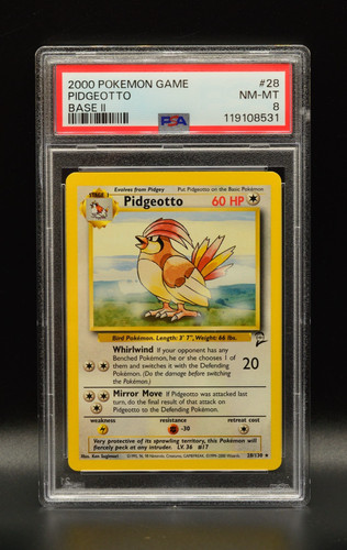 Pidgeotto graded PSA 8 for sale on eBay