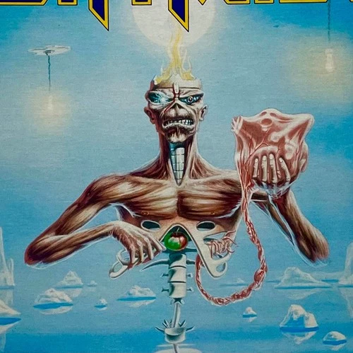 NR MINT Vtg 1988 IRON MAIDEN Album SEVENTH SON OF A Record 1ST PRESSING Vinyl OG