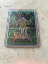 2023-24 Panini Select - Concourse Jalen Hood-Schifino #99 Green Shock Prizm (RC)