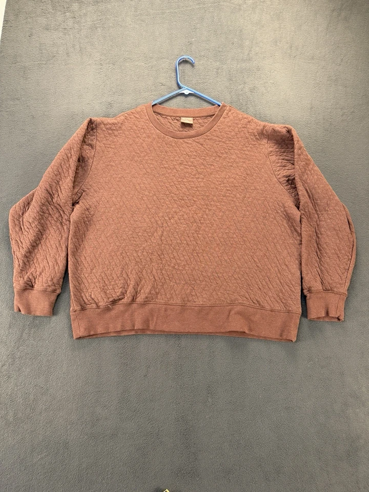 Lote 2 Sudaderas Great Northwest XXL Acolchadas Cuello Redondo Marrón Verde Pullover Foto 4 de 4